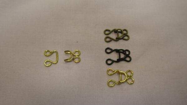 Metallist suurem haak, 20X15mm, 3tk.