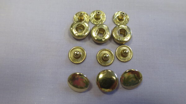 Väike kuldne trukk 8mm, 10tk.