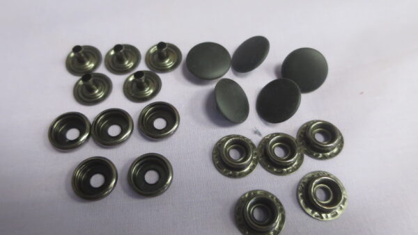 Metalltrukk , matt must O -trukk 15mm, 10tk