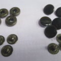 Metalltrukk , 12mm must, kerge läikega, S-vedruga, 10tk.