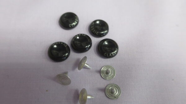 Neet must, pealt nõgus "Classic", 12mm, 10tk