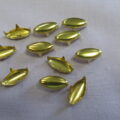 Neet nagadega piklik kuld 12mm, 10tk.