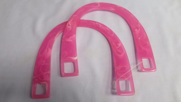 Plastikust kotisangad roosa 180X120mm, 2tk.